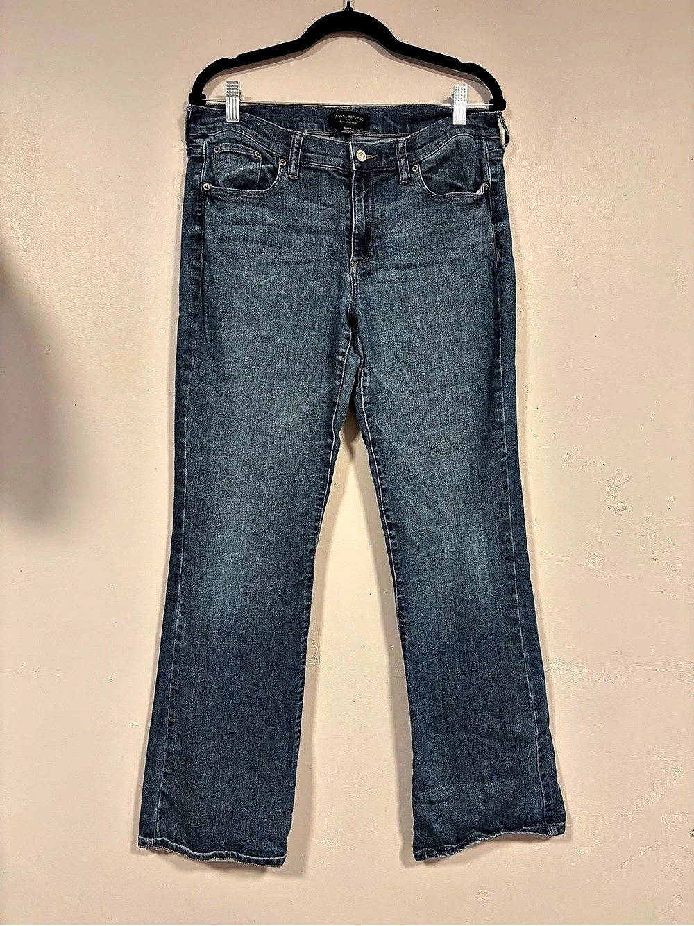 Banana Republic Slim Bootcut Jeans Blue